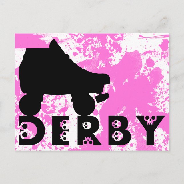 Cartão Postal derby: skullphabet (Frente)