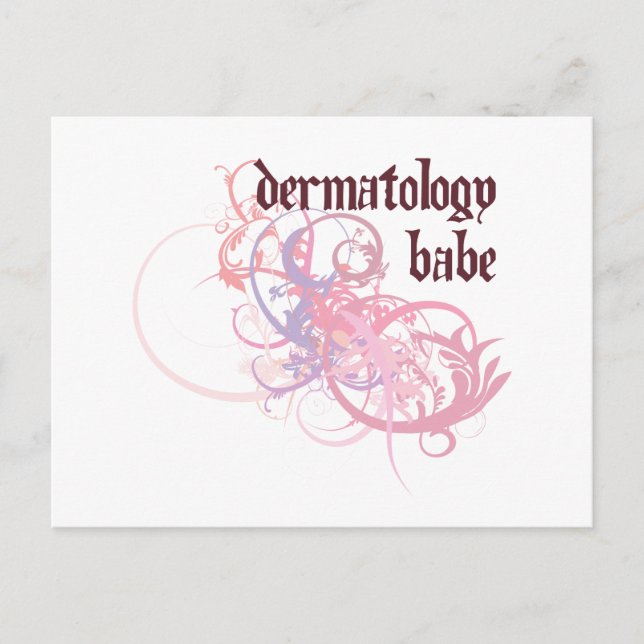 Cartão Postal Dermatologia Babe (Frente)