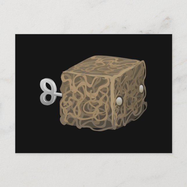 Cartão Postal Derrame cúbico (Frente)