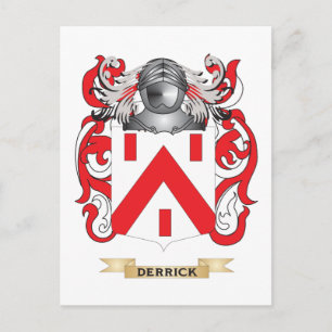 Cartão Postal Derrick Casaco de Arms