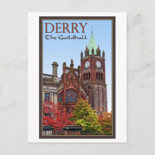 Cartão Postal Derry - O Guildhall
