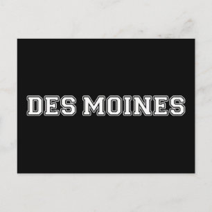 Cartão Postal Des Moines Iowa
