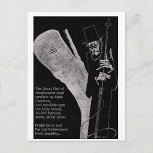 Cartão Postal Desabilitado Ahab