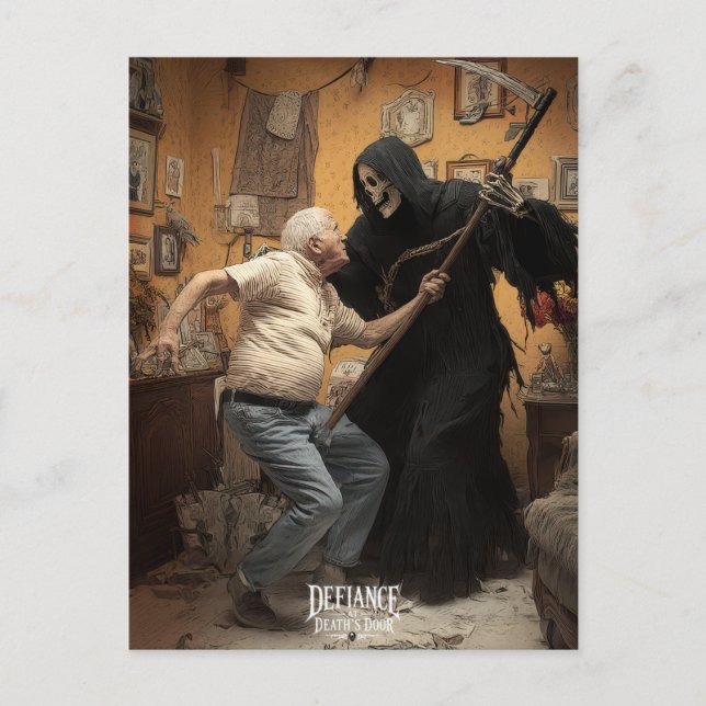 Cartão Postal Desafio à Porta da Morte - Marty (Frente)