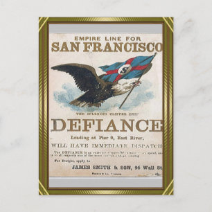 Cartão Postal Desafio de navegação do Clipper
