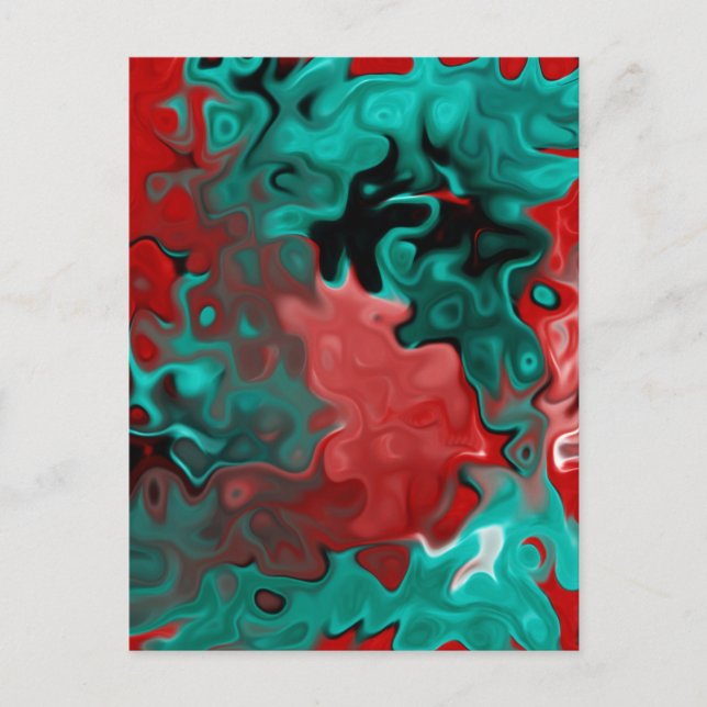 Cartão Postal Desaparece em Abstrato (Frente)