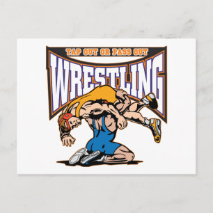 Cartão Postal Desapertar os Wrestlers