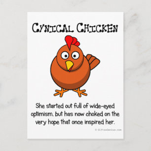 Cartão Postal Desapontado e sufocado pela esperança