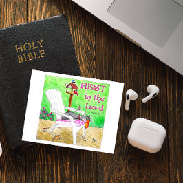 Cartão Postal Descanse no Cartão-postal Inspiracional Lord