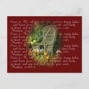 Cartão Postal Descanso para as suas almas...