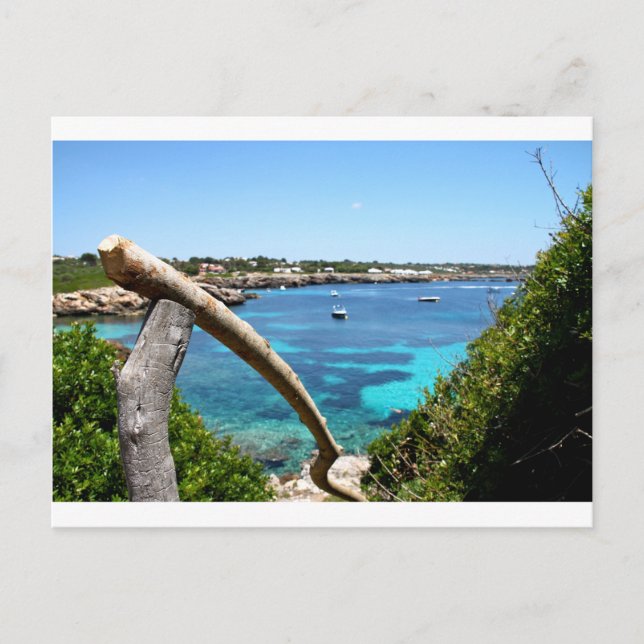 Cartão Postal Descendo Para O Oceano (Frente)