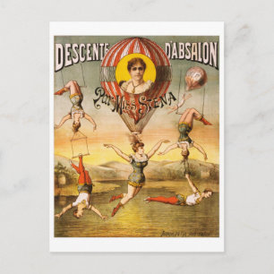 Cartão Postal Descente d'Absalon par Miss Stena