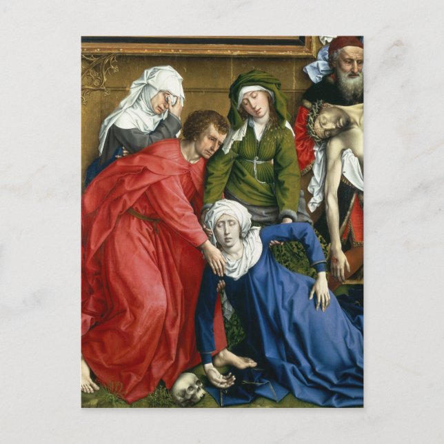 Cartão Postal Descida da cruz, c.1435 (Frente)