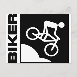 Cartão Postal descida de motocicleta mtb montanhbike