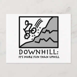 Cartão Postal Descida Thrill Mountain Bike