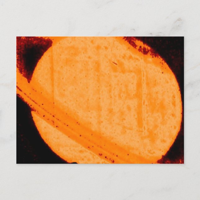 Cartão Postal Descoberta de um Oval Auroral Escuro em Saturno (Frente)