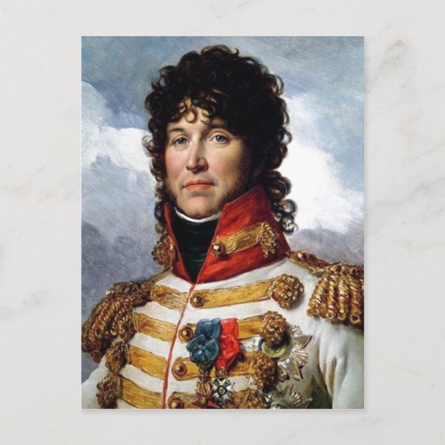 Cartão Postal Descrição Fragmento do retrato de Joachim Murat (Frente)