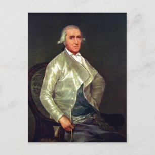 Cartão Postal Descrição resumida Dat Retrato de Francisco Bayeu