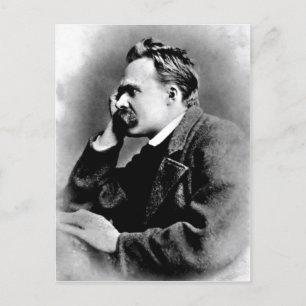 Cartão Postal Descrição Retrato de Friedrich Nietzsche, 1882;