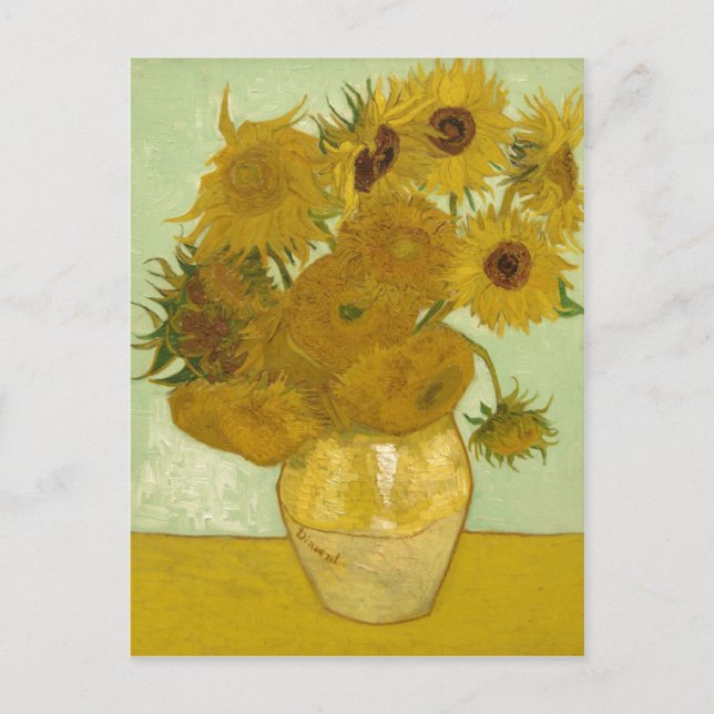 Cartão Postal Descrição Vincent van Gogh, Stilleben mit 12 Son (Frente)