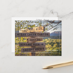 Cartão Postal Descubra as Trilhas Encantadoras de Sedona, Arizon