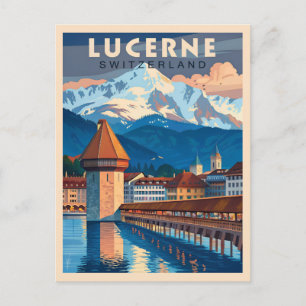 Cartão Postal Descubra o charme de Luzerna