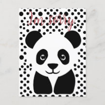Desculpe Panda Personalizada