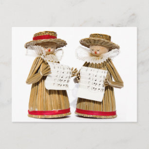 Cartão Postal Desdecoração Carol Singers