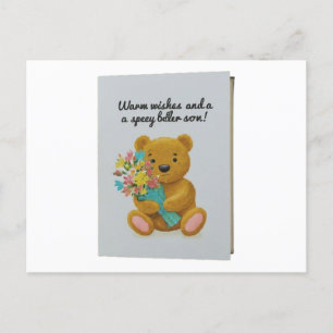 Cartão postal "Desejando-lhe uma Rápida Recuperaçã