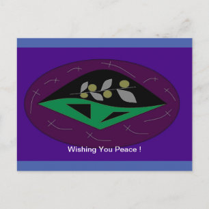 Cartão Postal desejando paz para você