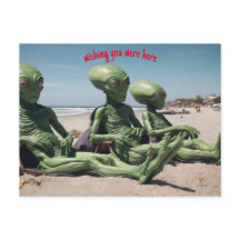 desejando que você estivesse aqui alienígenas na p