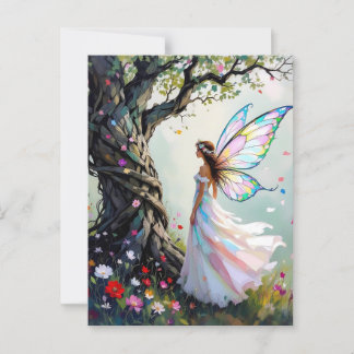 Cartão Postal Desejando um Dia Cheio de Magia | Amizade