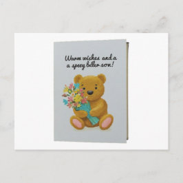 Cartão postal "Desejando uma rápida recuperação"