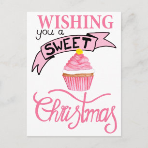 Cartão Postal Desejo-lhe um Natal muito doce