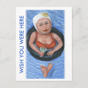 CARTÃO POSTAL DESEJO VOCÊ ESTAVA AQUI