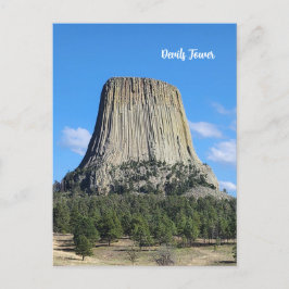 Cartão Postal Desejos da Devils Tower