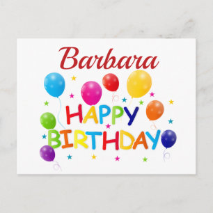 Cartão Postal Desejos de Aniversário Personalizados
