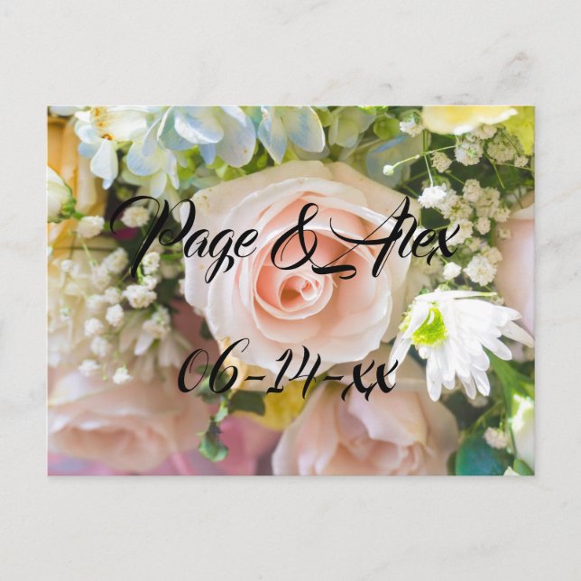 Cartão Postal Desejos de Melhores Casados Destino do Destino P (Frente)