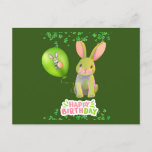Cartão Postal Desejos Universais de Aniversário: Enviando Alegri