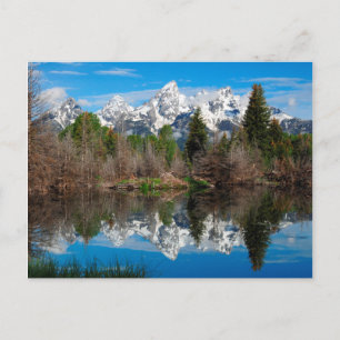 Cartão Postal Desembarque de Schwabacher, Grand Teton
