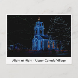Cartão Postal Desembarque Noturno - Upper Canada Village