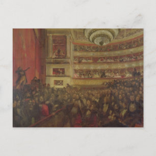 Cartão Postal Desempenho de Hernani por Victor Hugo