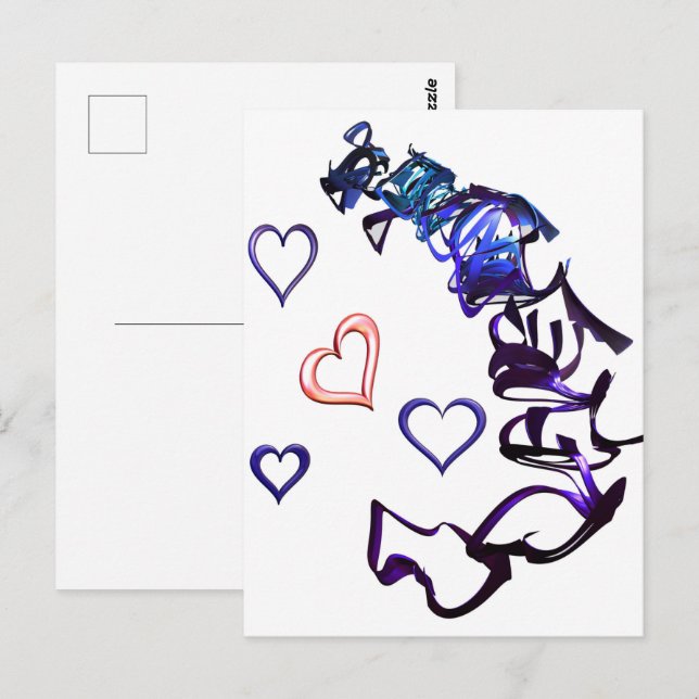 Cartão Postal Desencadear Meu Coração (Frente/Verso)