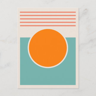 Cartão Postal Desenho Abstrato Sunshine