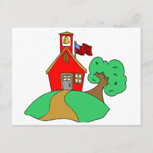 Cartão Postal Desenho Colorido Escolar