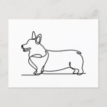 Desenho da Linha Corgi