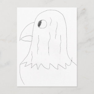 Cartão Postal Desenho de Águia