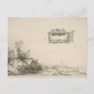 Cartão Postal Desenho De Arte De Máquinas Voadoras De Aeronaves 