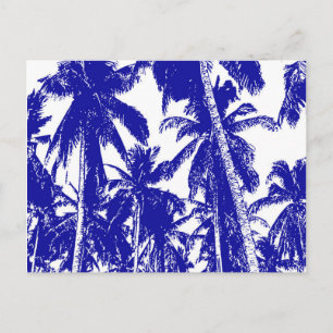 Cartão Postal Desenho de Palmeiras Gráficas