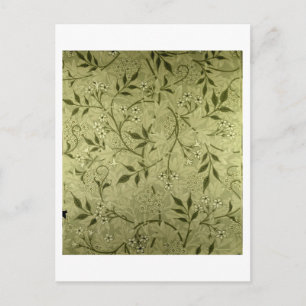 Cartão Postal desenho de papel de parede 'Jasmine', 1872